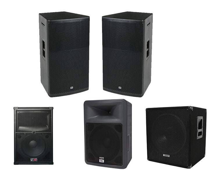 Speaker packages for hire in Dublin, Ireland by sound-hire.ie