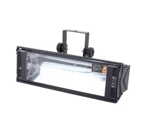 Horizontal black strobe lighting unit