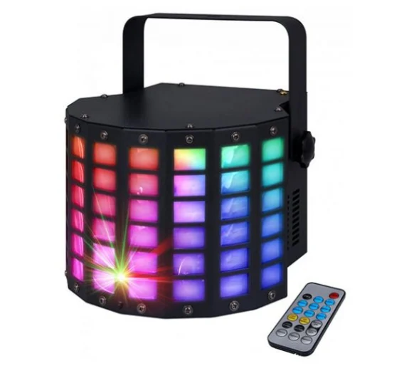 Colorful LED derby light with remote