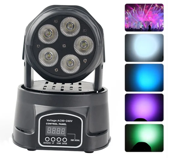 RGBW mini moving head wash light